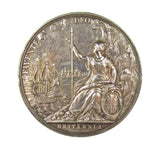 1667 Charles II Peace Of Breda 56mm Silver Medal - By Roettiers