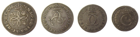 Charles II 1673 Full Maundy Set
