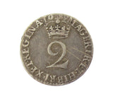 William & Mary 1689 Maundy Twopence - VF