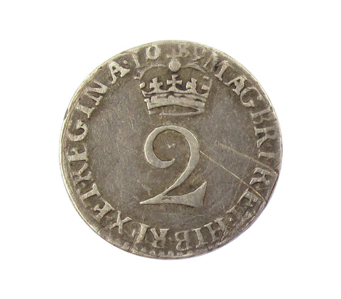 William & Mary 1689 Maundy Twopence - VF