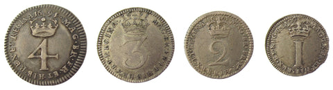 William & Mary 1691 Full Maundy Set