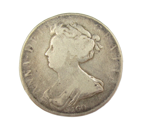 Anne 1703 Halfcrown - VIGO - Fine
