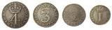Anne 1710 Full Maundy Set