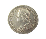 George II 1754 Maundy Penny - GVF