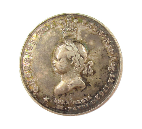 1763 Prince George & Prince Frederick 28mm Silver Medal
