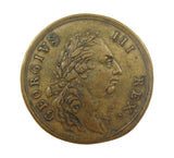 1789 George III St Paul's Middlesex Halfpenny Token - DH930