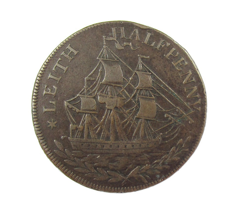 1797 Lothian Leith Halfpenny Token - DH60 - NVF