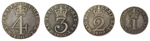 George III 1800 Full Maundy Set