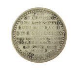 1811 Teignmouth One Shilling Silver Token - VF