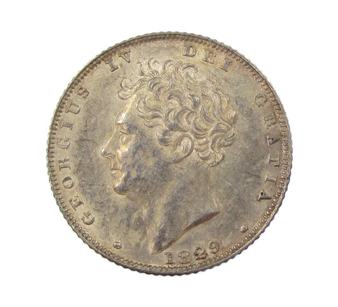 George IV 1829 Sixpence - EF