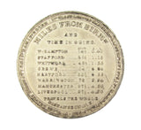 1837 Opening Of The Grand Junction Railway 48mm Medal - By Ingram