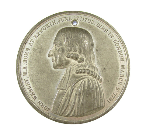 1839 Centenary Of Wesleyan Methodism 65mm Medal - By Carter