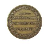 1848 Voyage Of The Junk Keying 24mm Medal - By Halliday