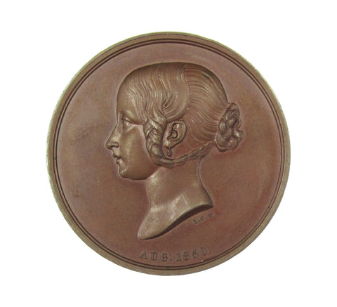 1850 Princess Alice 32mm Bronze Medal - By Wyon