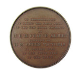 1842 Foundation Stone of The Royal Exchange 45mm Medal - By Wyon