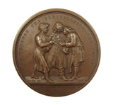 1848 William Hogarth Art Union Of London 55mm Medal - By Wyon