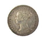 Victoria 1854 Maundy Fourpence - GVF