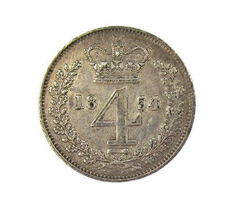 Victoria 1854 Maundy Fourpence - GVF