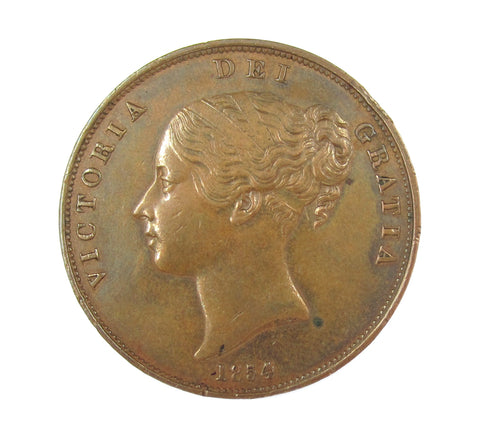 Victoria 1854 Penny - GVF