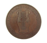 1857 Handel Festival 42mm Bronze Medal - By Pinches