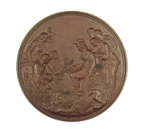 1862 International Exhibition 77mm Prize Medal By Wyon - Cased