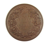 1862 International Exhibition 77mm Prize Medal By Wyon - Cased