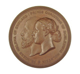 1866 Marriage Of Helena & Christian 64mm Medal - By Wyon