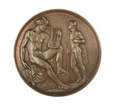 1869 Royal Academy Of Music Death Of Charles Lucas 56mm Medal