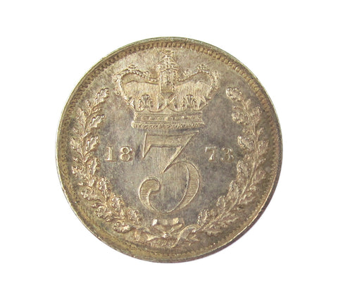 Victoria 1873 Threepence - EF