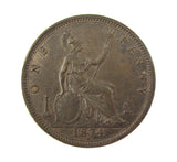 Victoria 1874 H Penny - Freeman 73 - EF