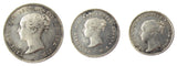 Victoria 1875 Partial Maundy Set