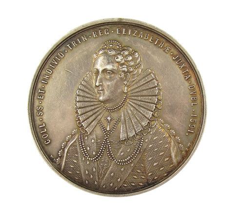 Ireland 1882 Trinity College Dublin 51mm Silver Medal