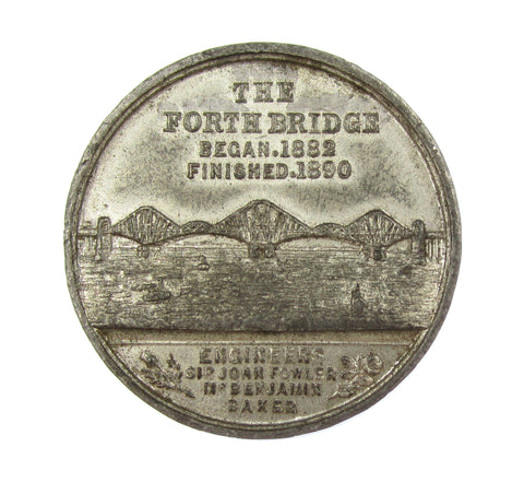 1890 Opening Of The Forth Bridge 35mm Medal