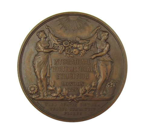 1892 International Horticultural Exhibition London 41mm Medal