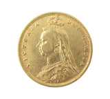 Victoria 1892 Half Sovereign - VF