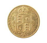 Victoria 1892 Half Sovereign - VF