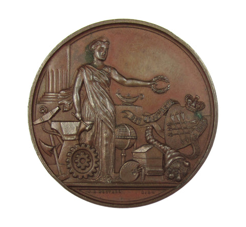 1892 Yorkshire Trades & Industrial Exhibition 45mm Medal - By Restall