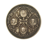 1897 Diamond Jubilee Heirs To The Throne 38mm Silver Medal - By Bowcher