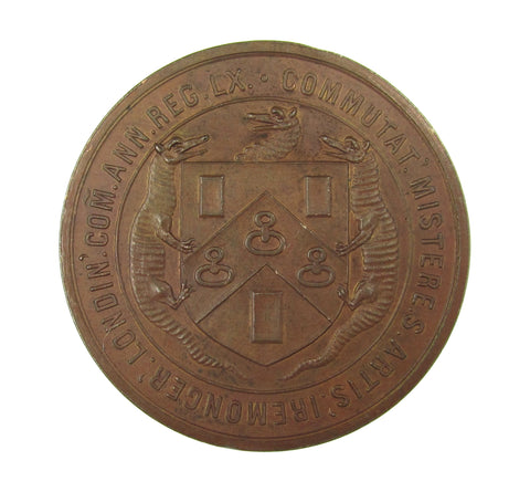 1897 Diamond Jubilee Ironmongers Of London 39mm Medal