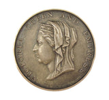 1897 Diamond Jubilee Borough Of Windsor 38mm Silver Medal