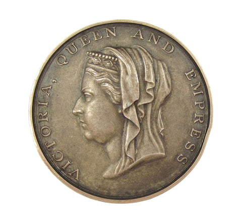 1897 Diamond Jubilee Borough Of Windsor 38mm Silver Medal