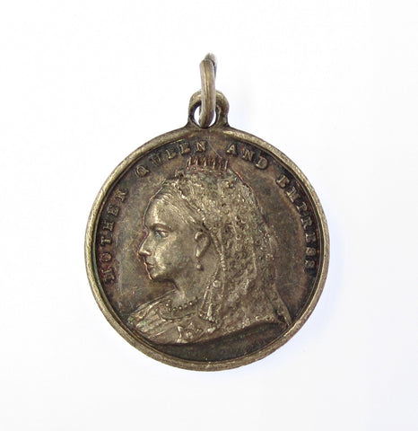 1901 Death Of Queen Victoria 17mm Silver Medal