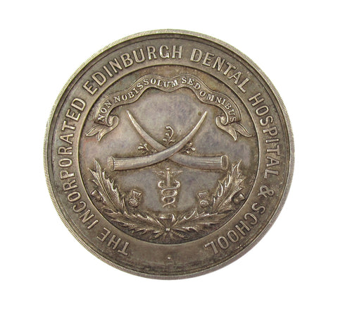 Scotland 1906-07 Edinburgh Dental Hospital 32mm Silver Medal