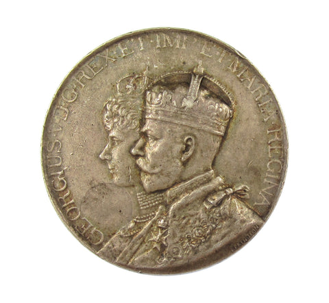 1911 Coronation Windsor & Neighbourhood 38mm Silver Medal