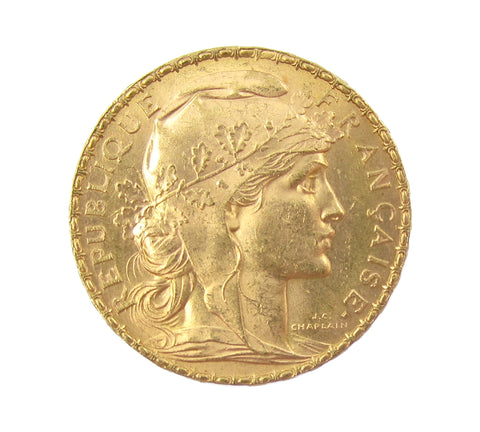 France 1912 Gold 20 Francs - GEF