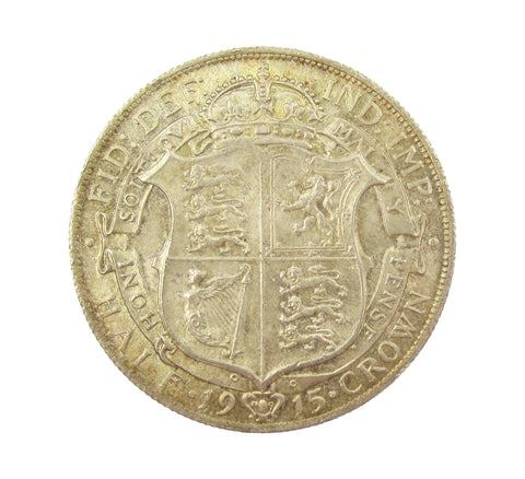George V 1915 Halfcrown - A/UNC