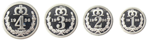 Edward VIII 1936 Fantasy Full Maundy Set