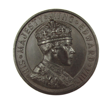1937 Edward VIII Proposed Coronation 44mm Medal