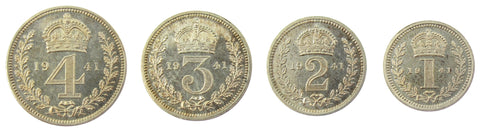 George VI 1941 Full Maundy Set
