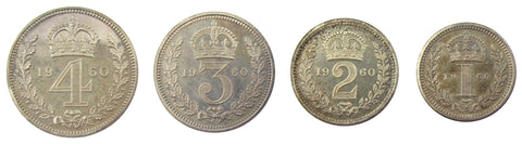 Elizabeth II 1960 Full Maundy Set